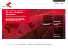 Tablet Screenshot of corporate.melbourneit.com.au